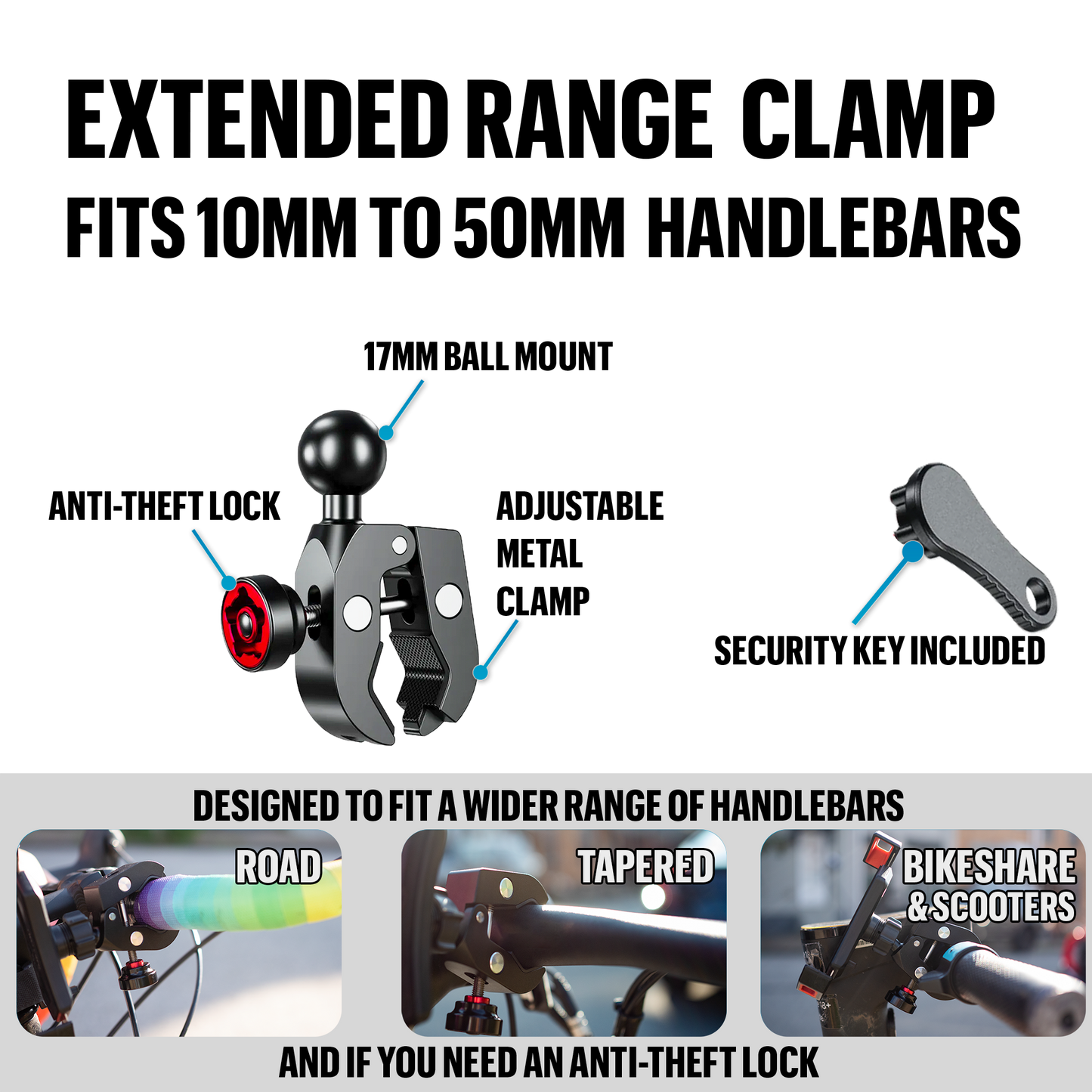 Footage-Stabilizing Phone Mount for Bicycles, designed for the dashcam.bike app